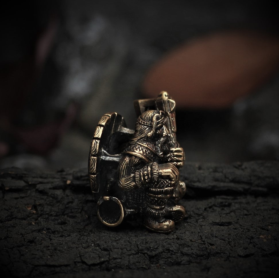 Viking warrior with axe Beads - 3pcs / lot