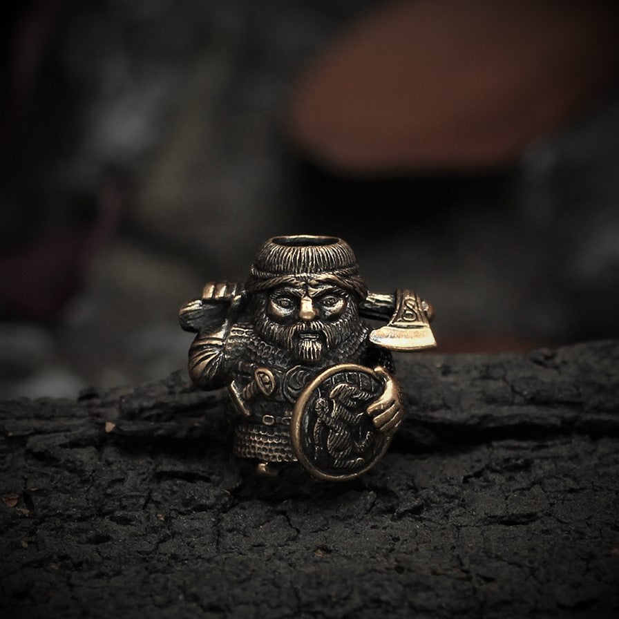 Viking Warrior with Axe Beads - 3pcs / lot