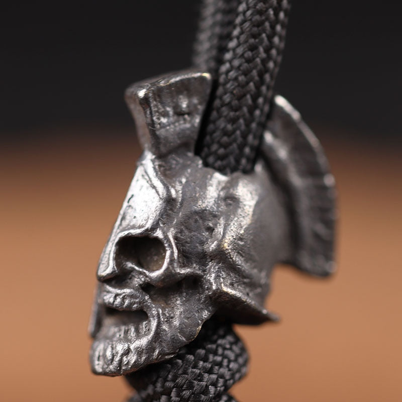 Ancient Greece Spartan Warrior Helmet Skull Bead