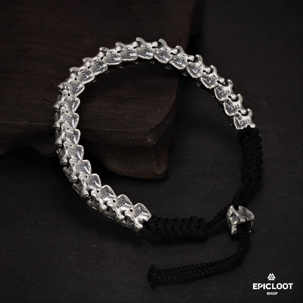 The Midgard Serpent 925 Sterling Silver Bracelet
