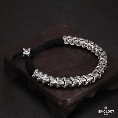 The Midgard Serpent 925 Sterling Silver Bracelet