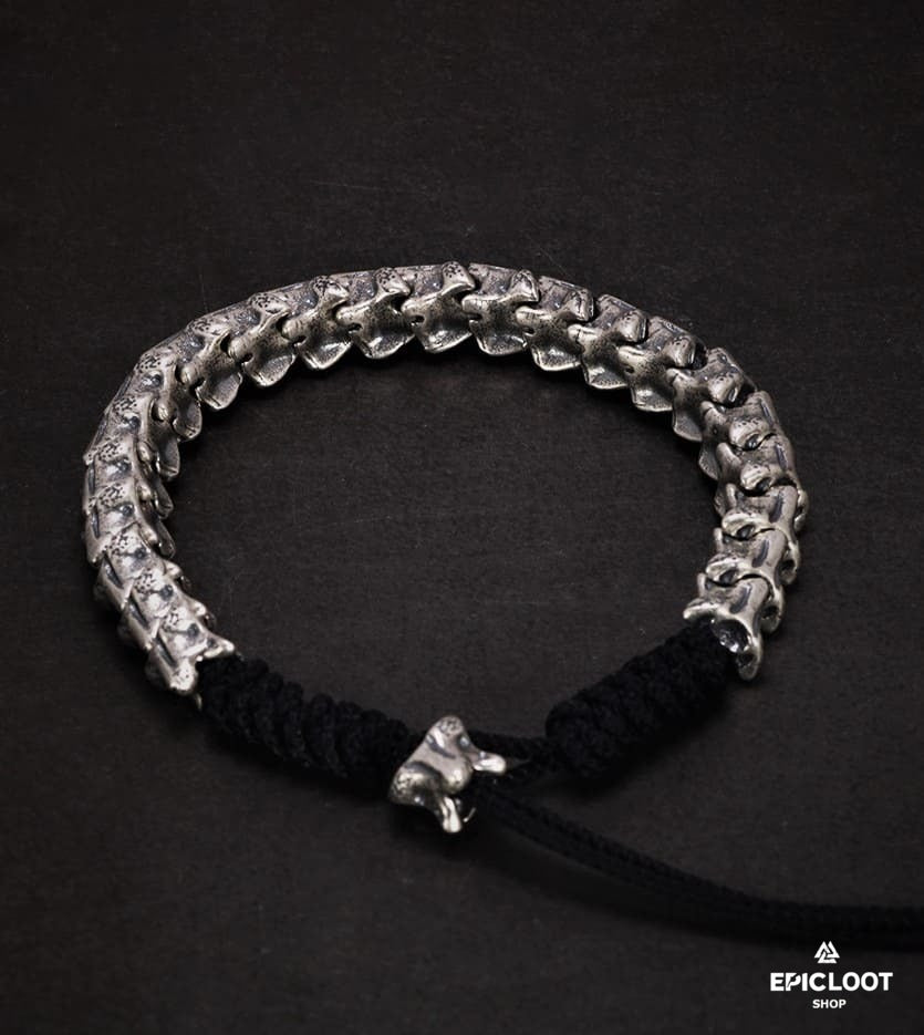 The Midgard Serpent 925 Sterling Silver Bracelet