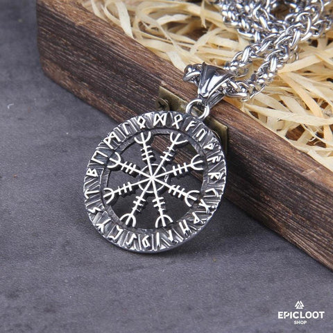 Aegishjalmur Helm Of Awe Necklace