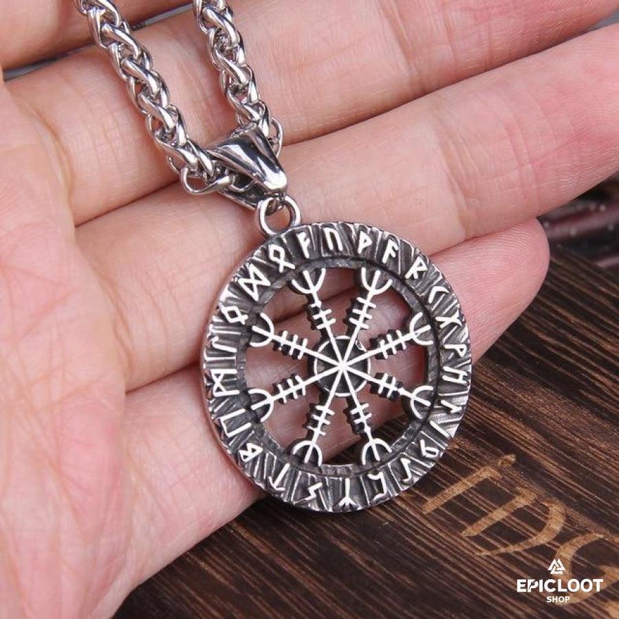 Aegishjalmur Helm Of Awe Necklace
