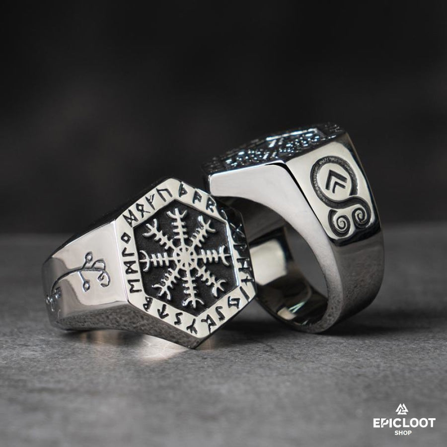 Aegishjalmur Helm Of Awe Ring