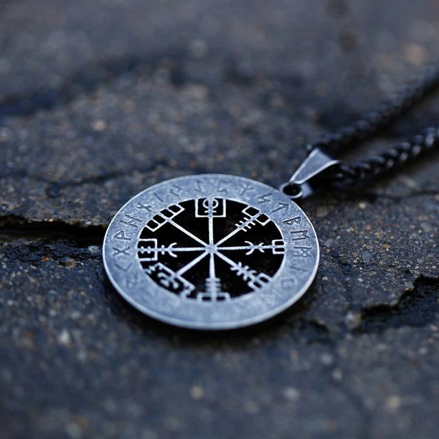 Vegvisir Symbol Pendant Antique Design