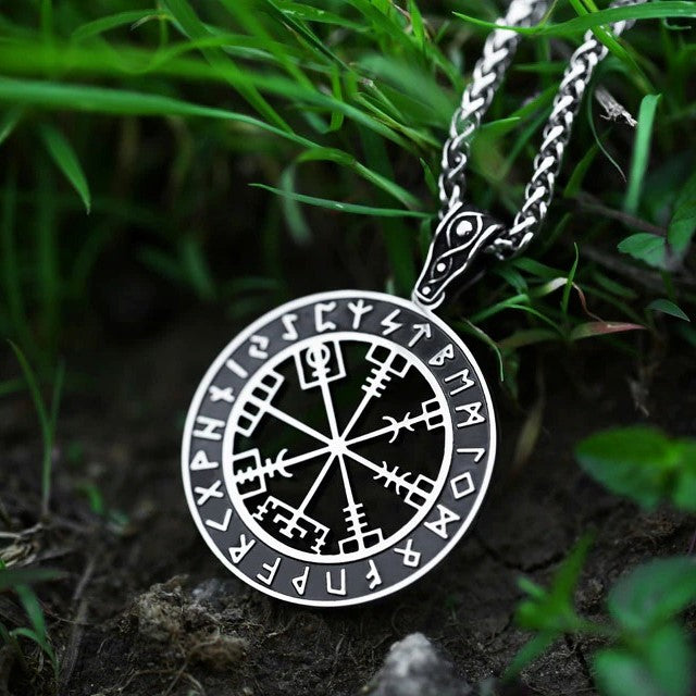 Runic Vegvisir Pendant