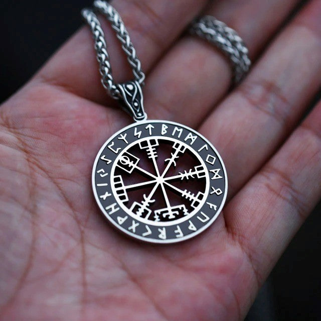 Runic Vegvisir Pendant