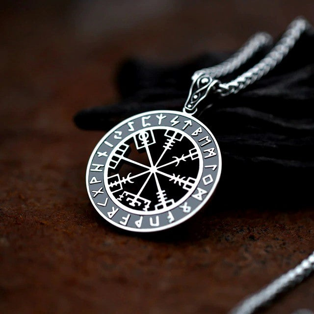 Runic Vegvisir Pendant