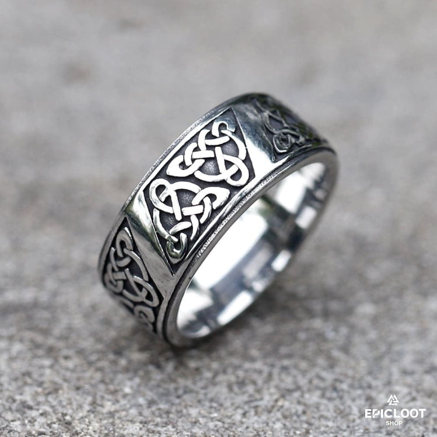Celtic Trinity Knot Norse Ring