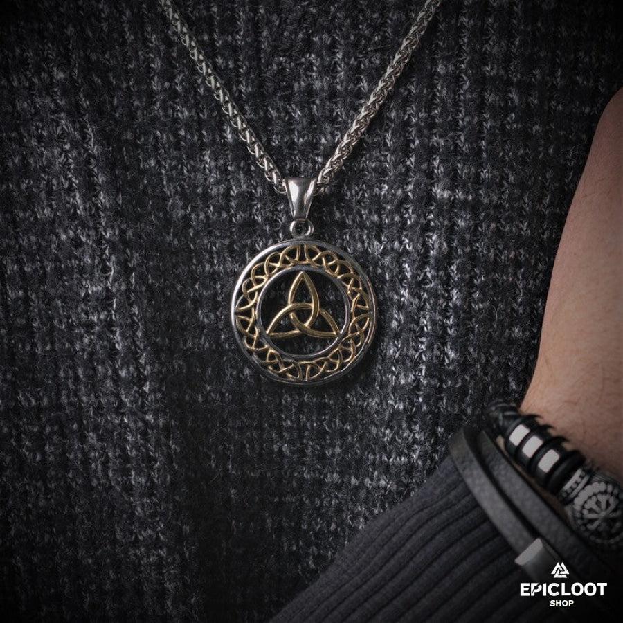 Celtic Trinity Knot Pendant Necklace