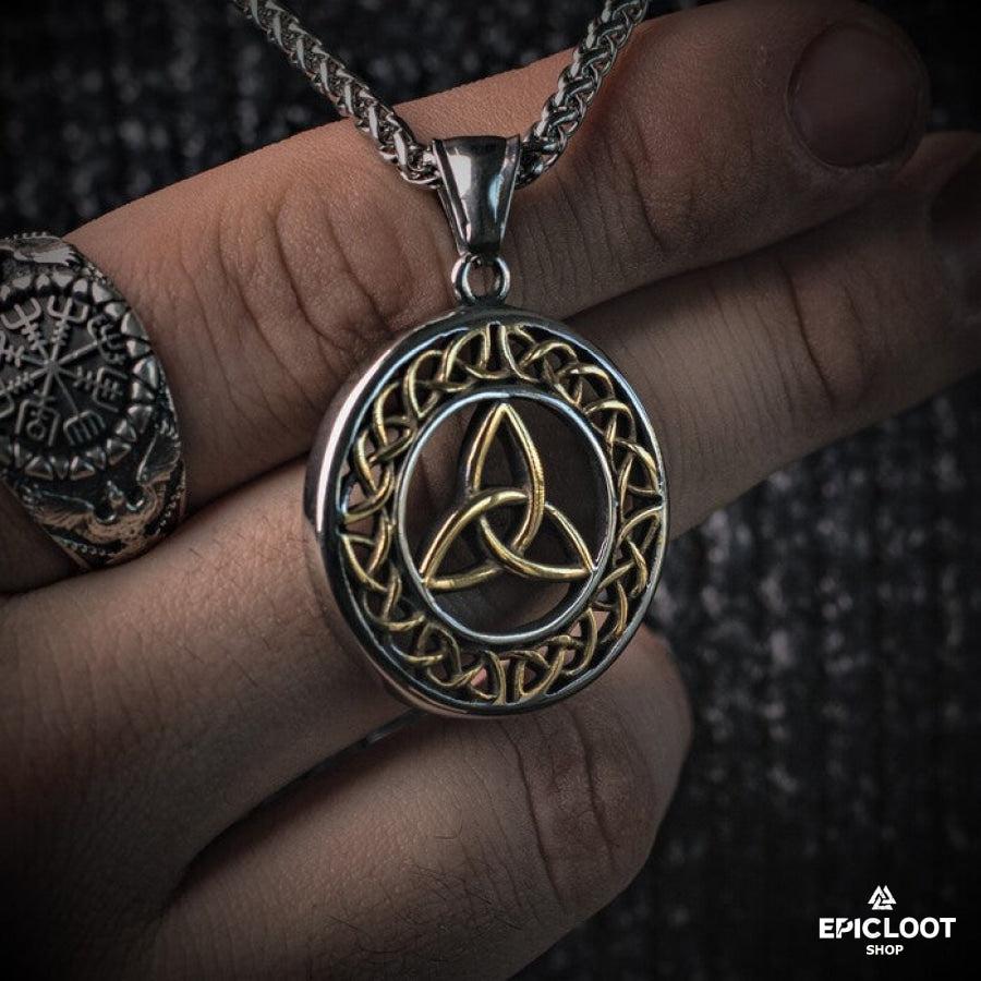 Celtic Trinity Knot Pendant Necklace