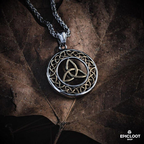 Celtic Trinity Knot Pendant Necklace