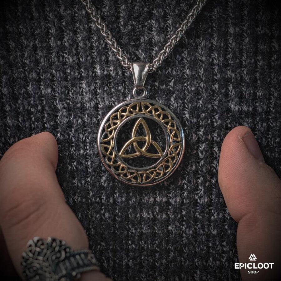 Celtic Trinity Knot Pendant Necklace