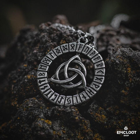 Celtic Trinity Knot Runic Pendant