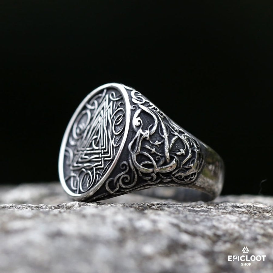 Decorative Valknut Viking Ring
