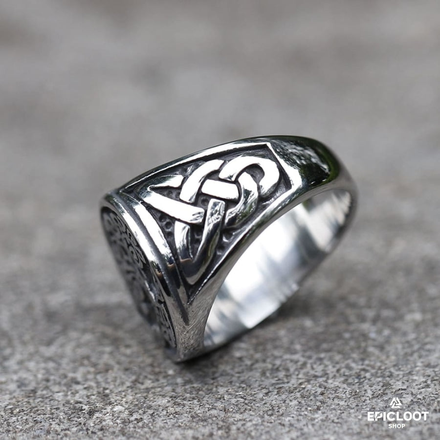 Decorative Yggdrasil Viking Ring