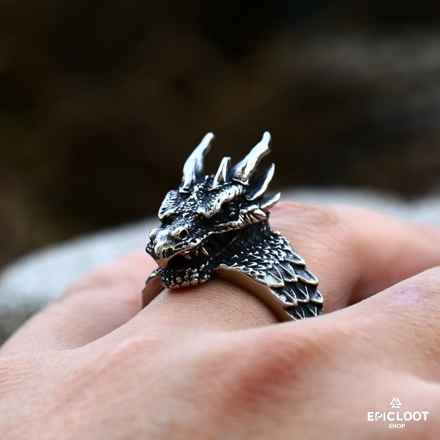 Dragon Head Handmade Ring