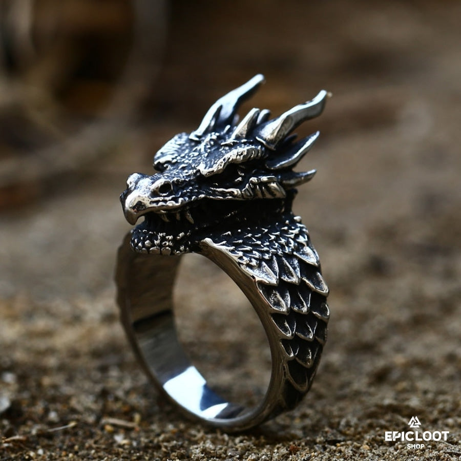 Dragon Head Handmade Ring