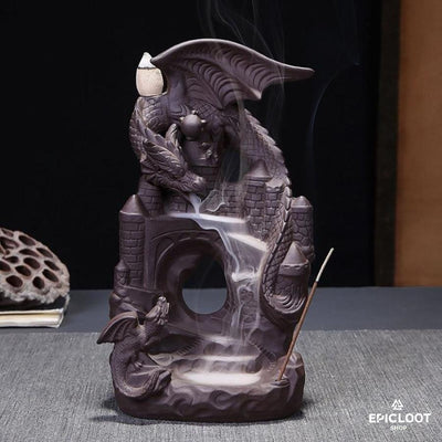 Dragon Waterfall Incense Burner