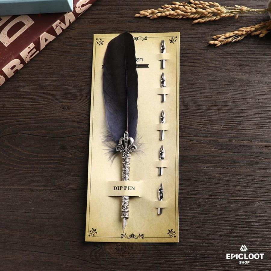 Feather Pen Quill Oblique