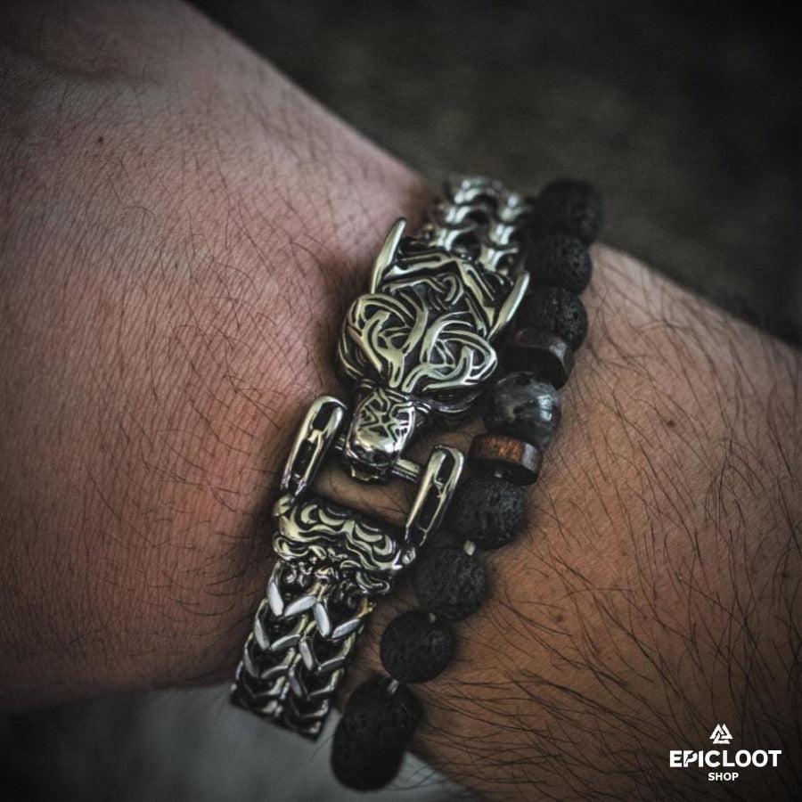 Fenrir Wolf Bracelet
