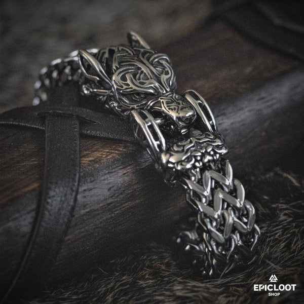 Fenrir Wolf Bracelet – Epic Loot Shop