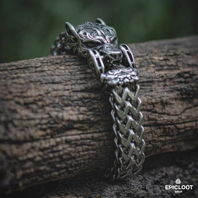 Fenrir Wolf Bracelet