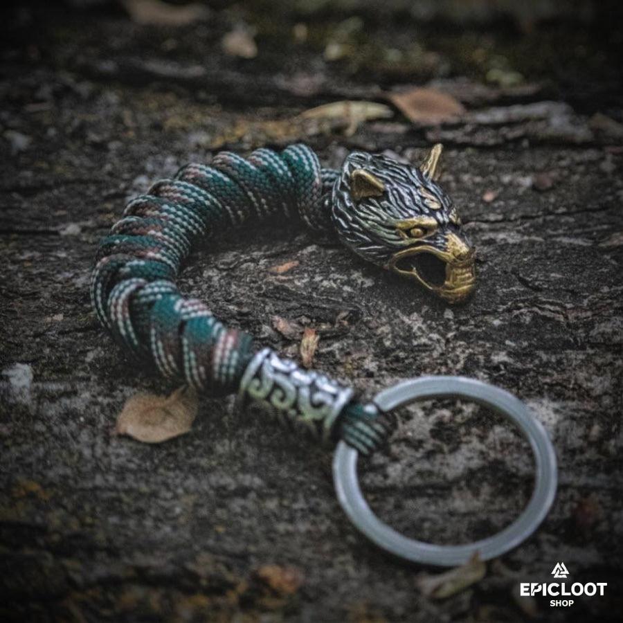 Fenrir Wolf Keychain