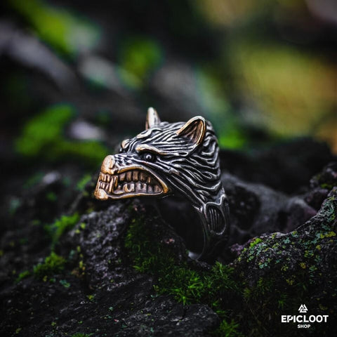 Fenrir Wolf Ring