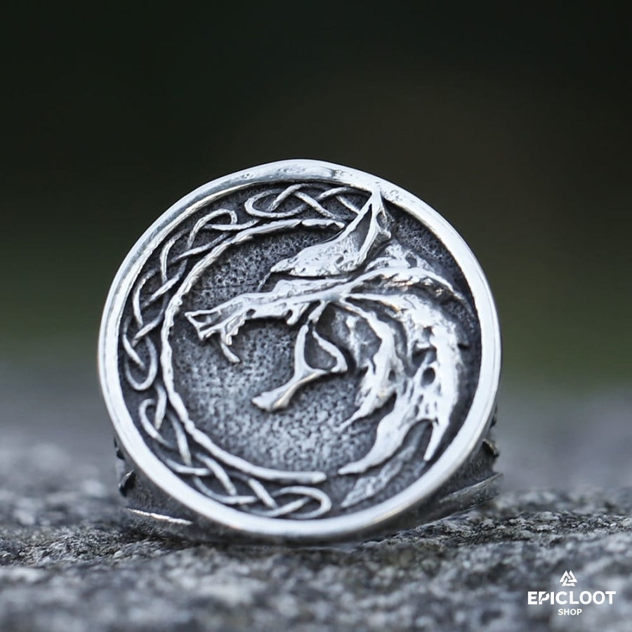 Fenrir Wolf Viking Ring