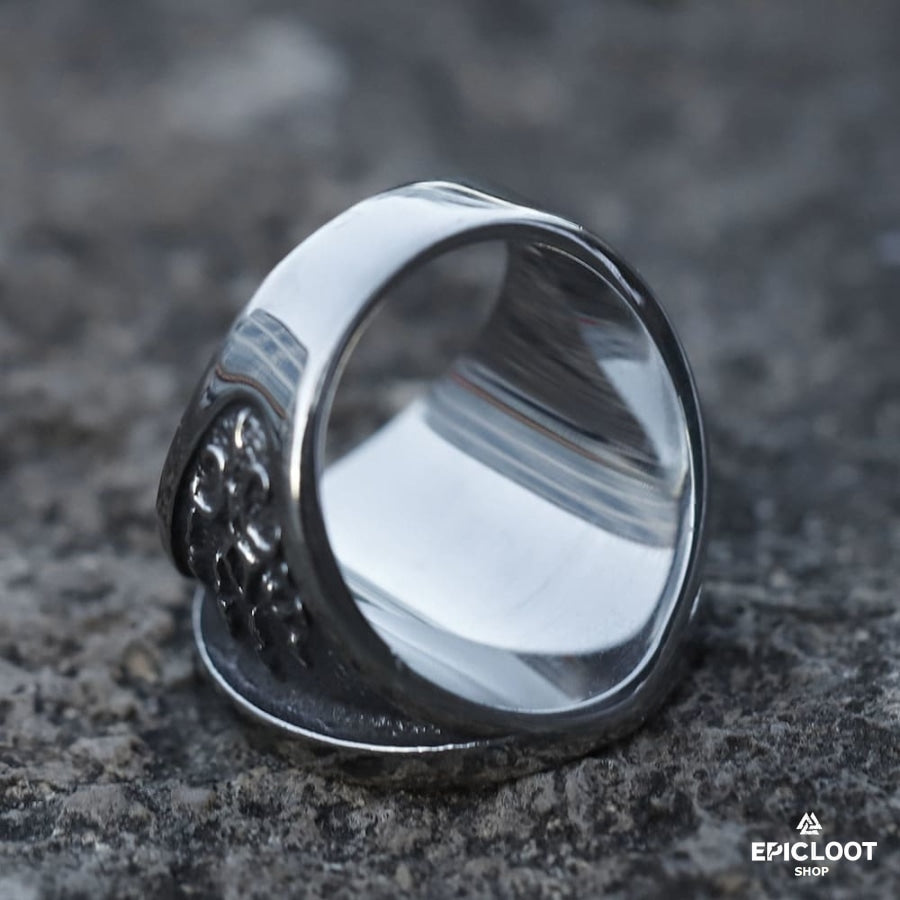 Fenrir Wolf Viking Ring