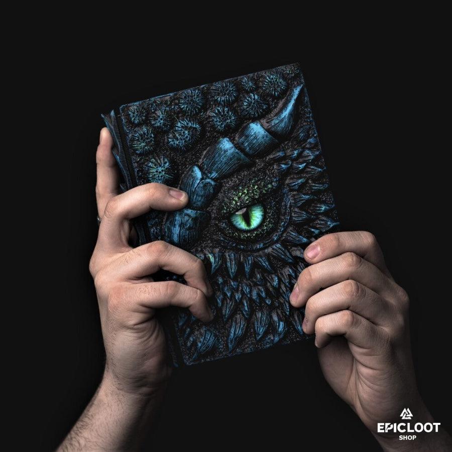 Glorious 3D Dragon Journal Book - Hand Painted