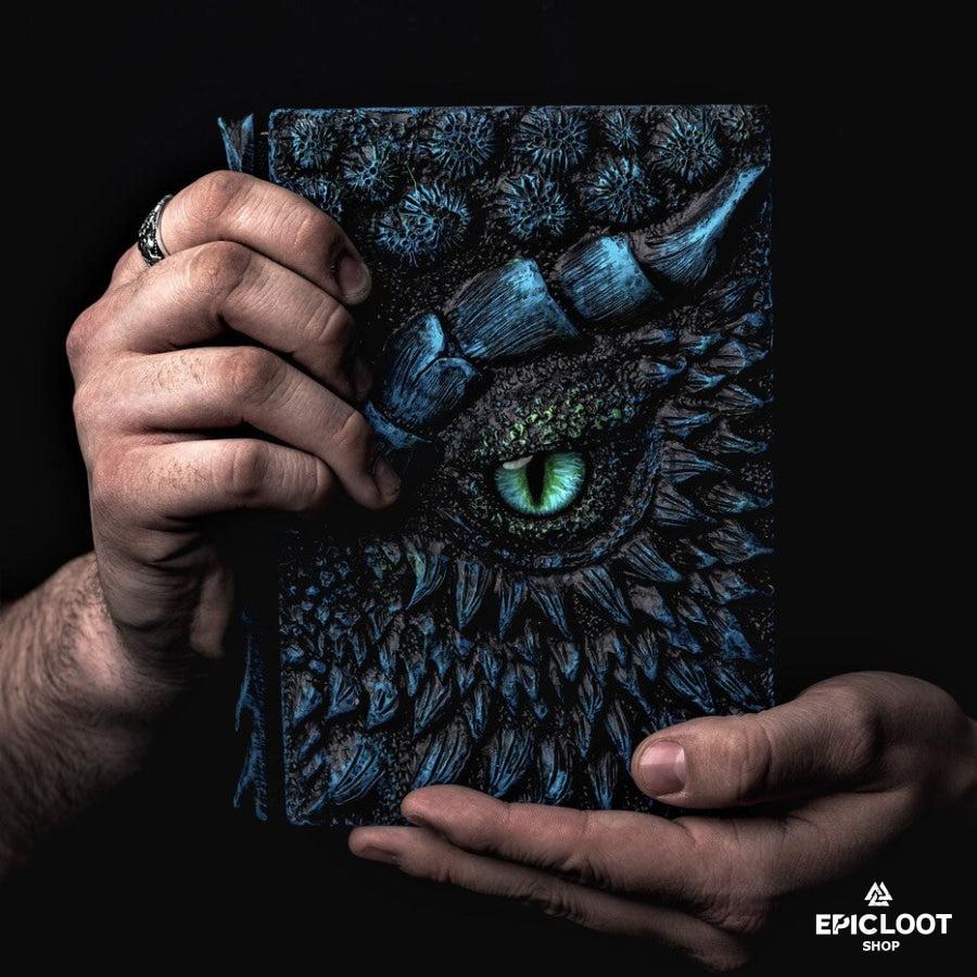 Glorious 3D Dragon Journal Book - Hand Painted