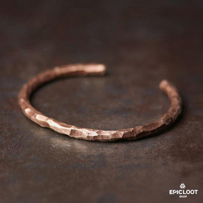 Hand-Forged Vintage Design Copper Bracelet