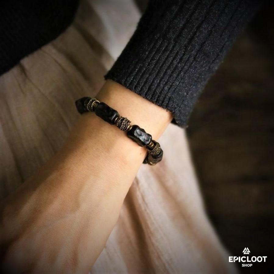 Handmade Old style Vintage Cooper Bracelet - Norse Women's Bracelet - Detailed View | Epic Loot Shop