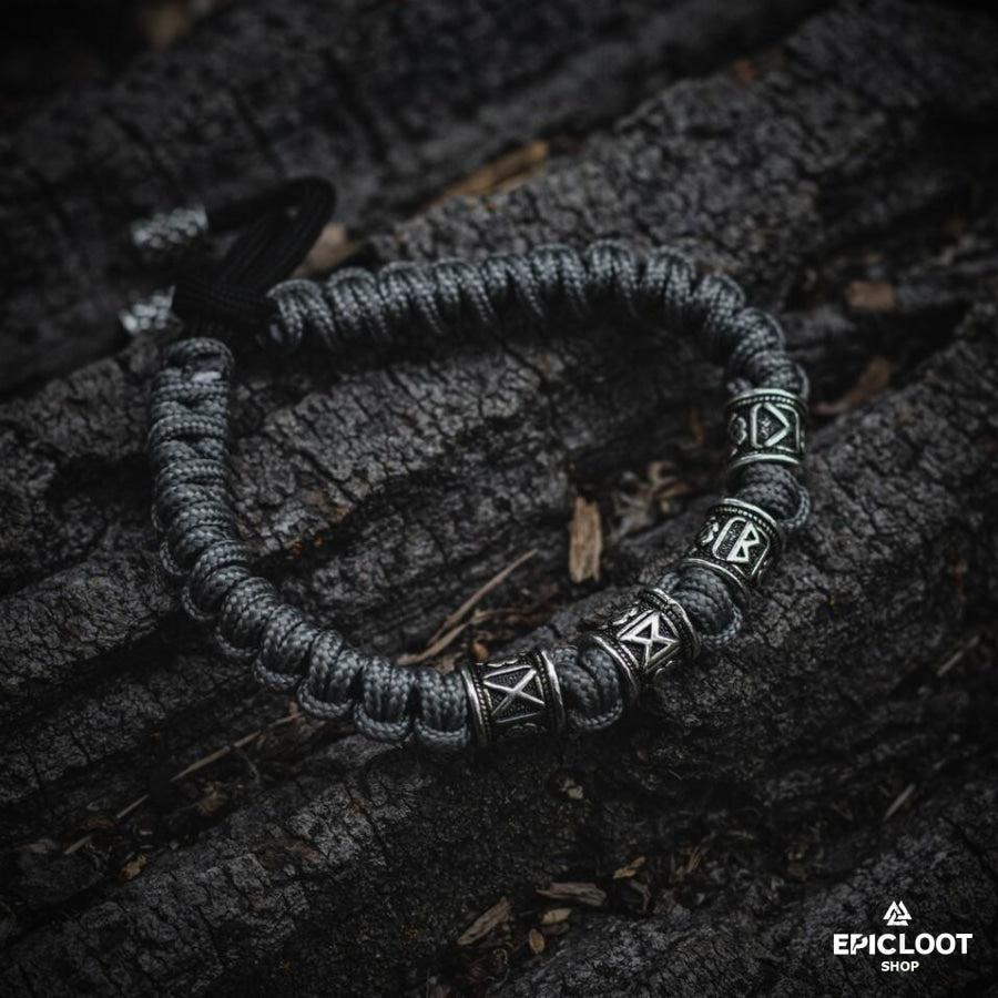 Handmade Runic Paracord Bracelet