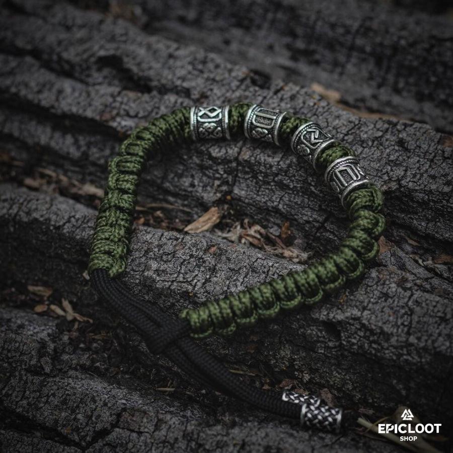 Handmade Runic Paracord Bracelet