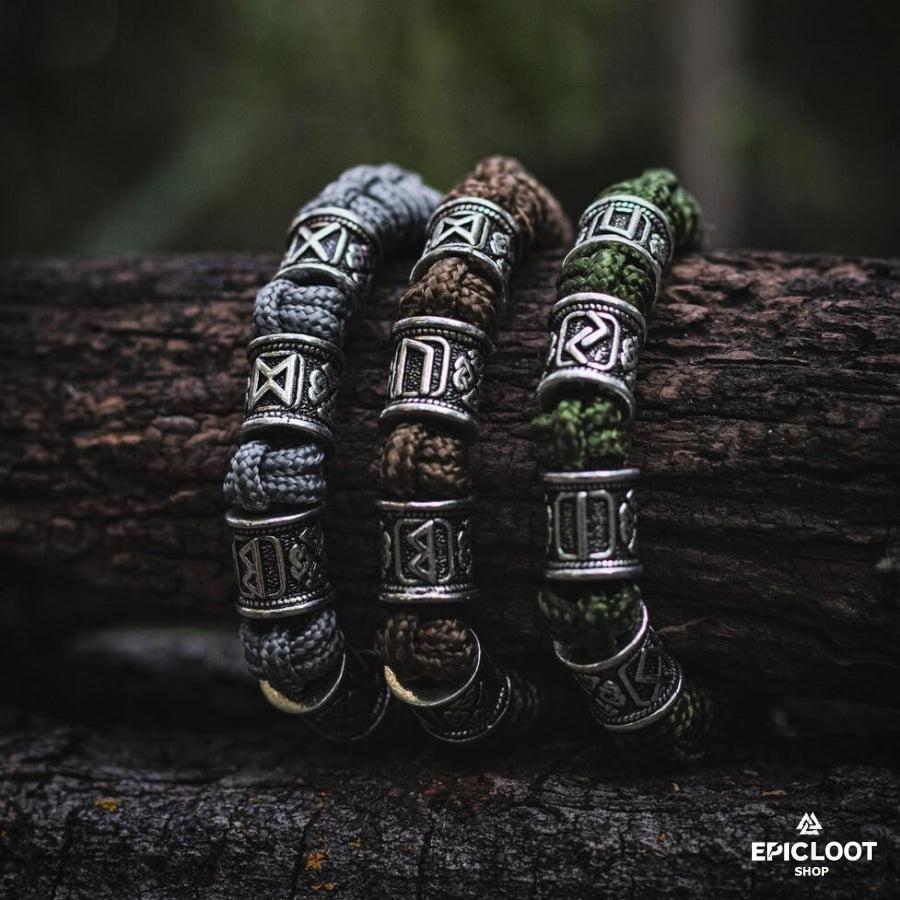 Handmade Runic Paracord Bracelet
