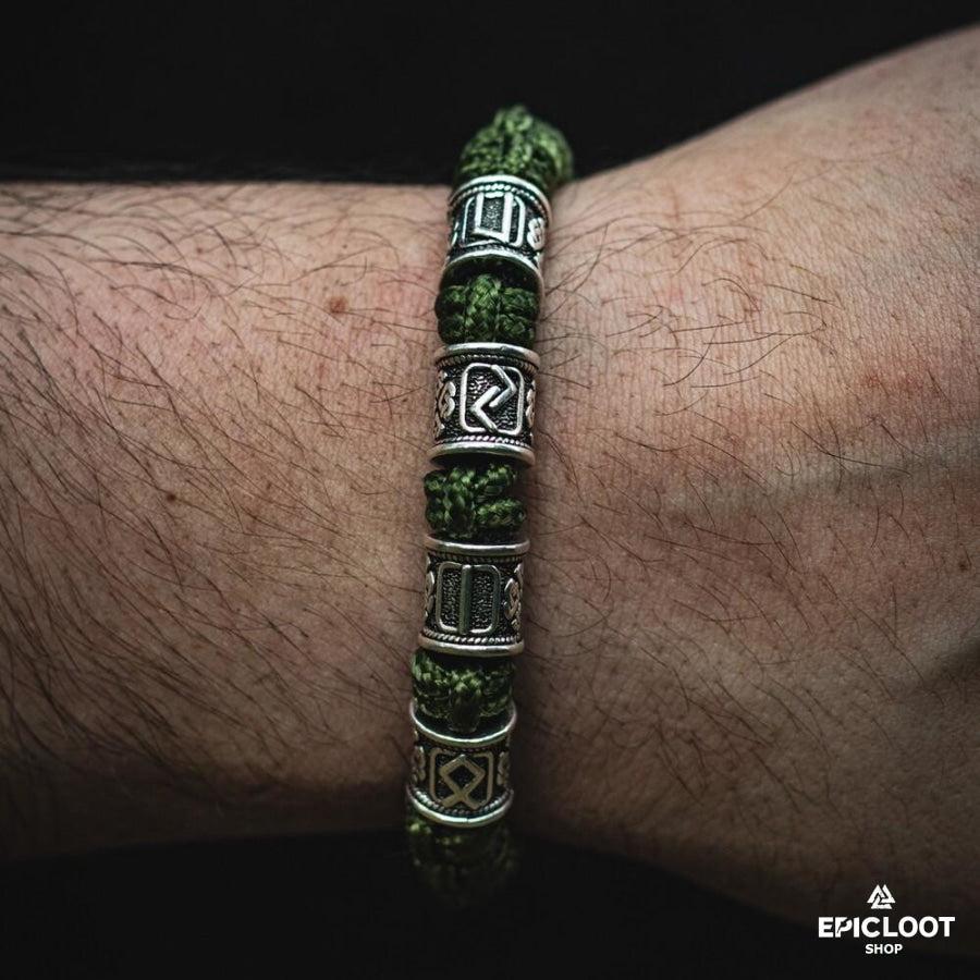 Handmade Runic Paracord Bracelet