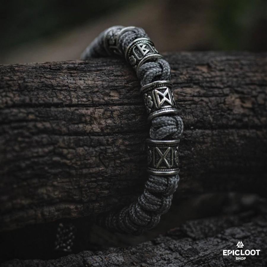 Handmade Runic Paracord Bracelet