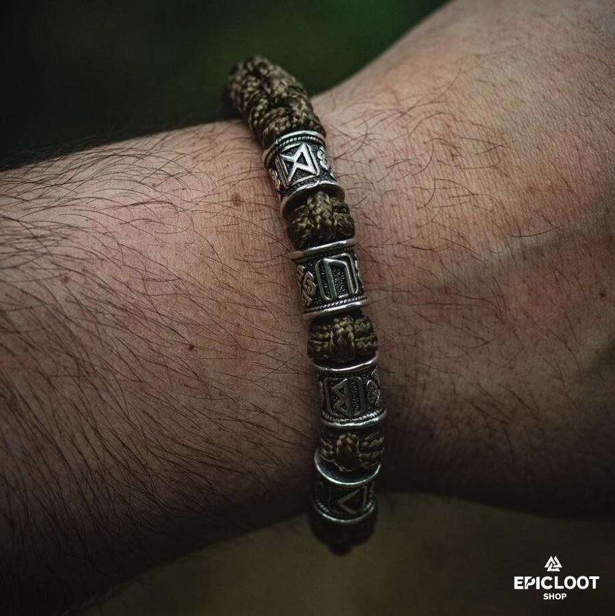 Handmade Runic Paracord Bracelet