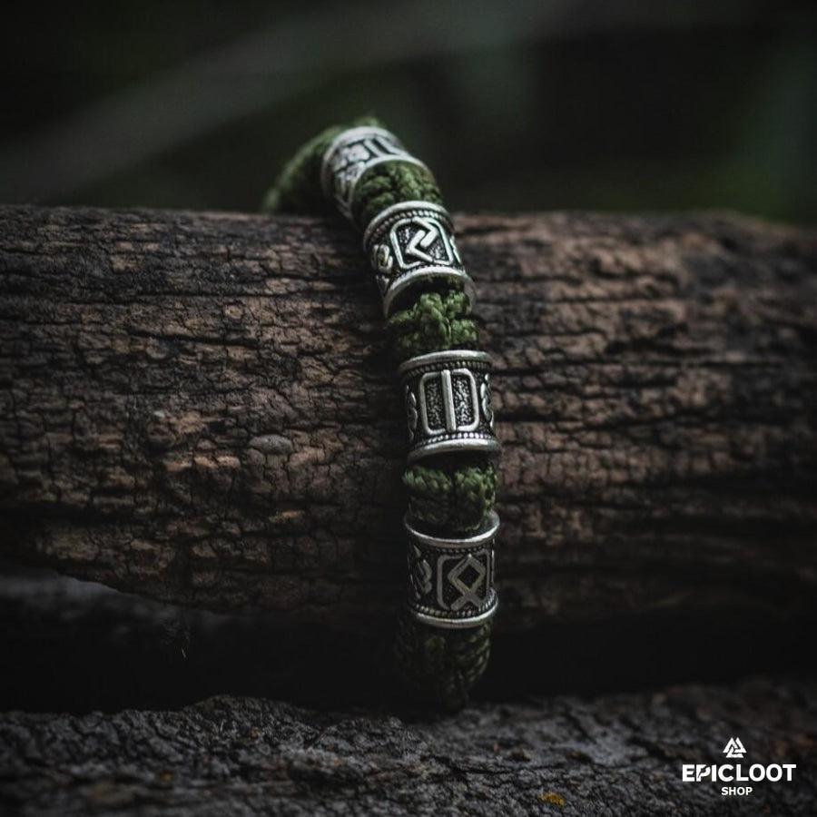 Handmade Runic Paracord Bracelet