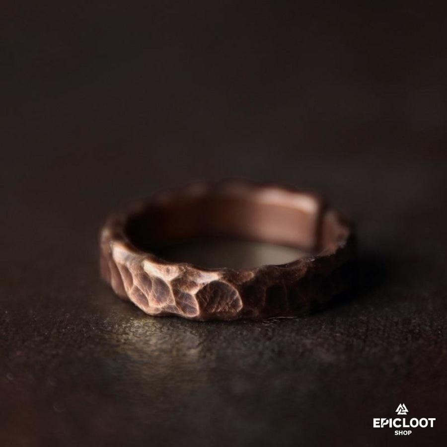 Handmade Solid Vintage Copper Ring
