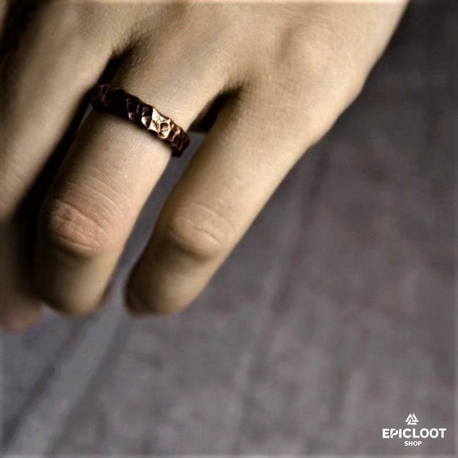 Handmade Solid Vintage Copper Ring