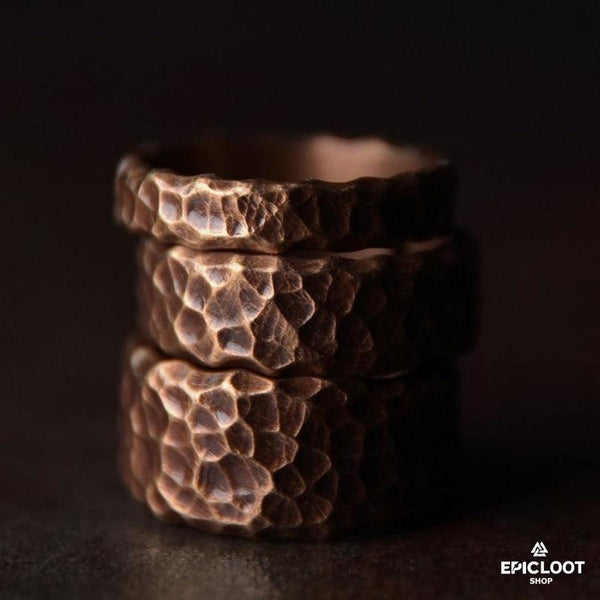 Handmade Solid Vintage Copper Ring Epic Loot Shop