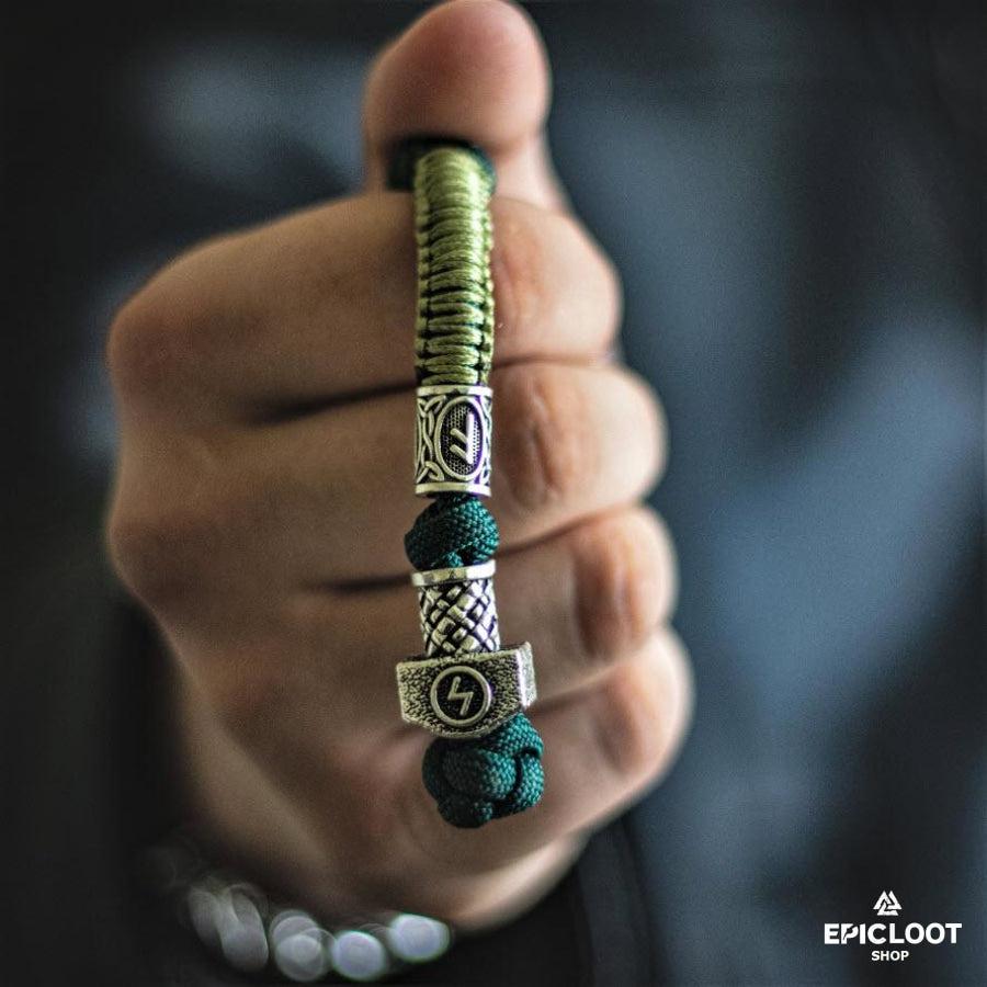 Handmade Thor's Hammer Keychain