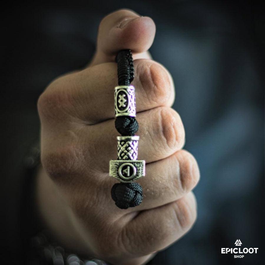 Handmade Thor's Hammer Keychain