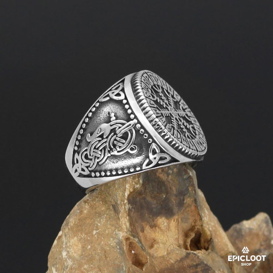 Helm of Awe Runic Ring