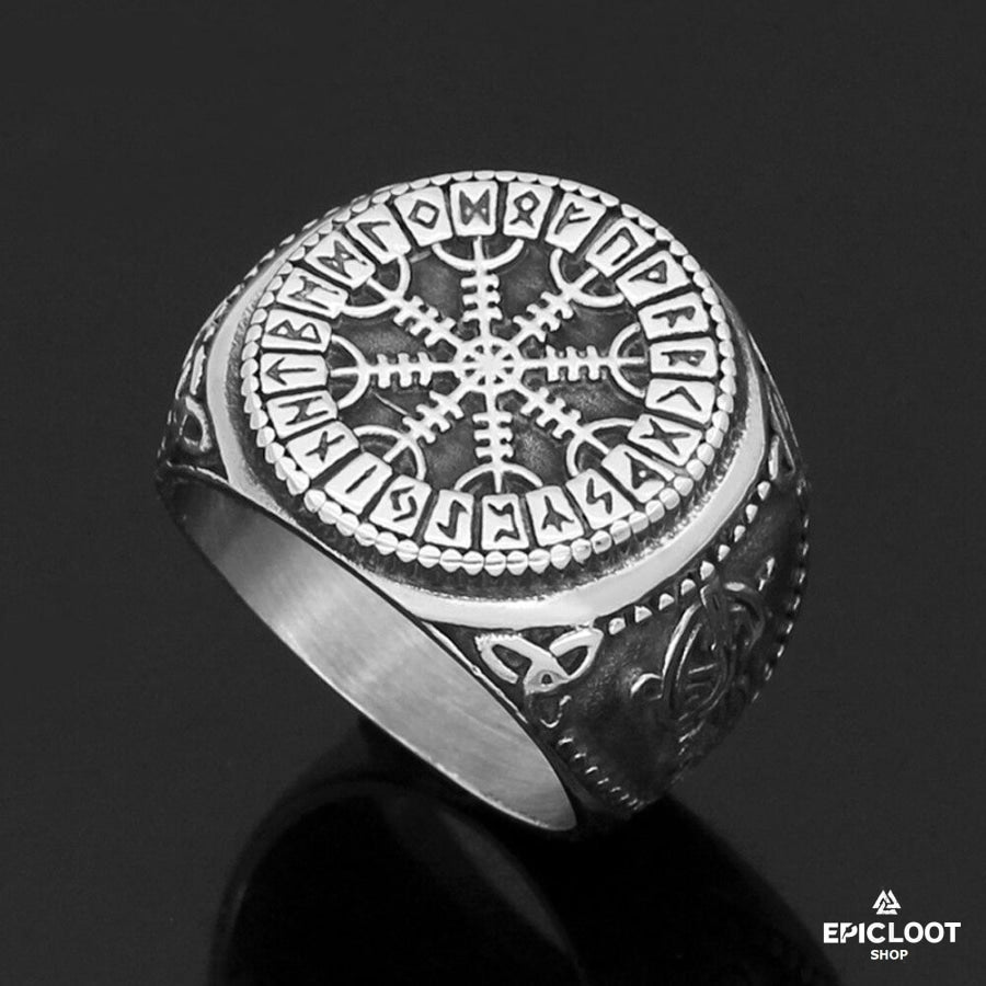 Helm of Awe Runic Ring